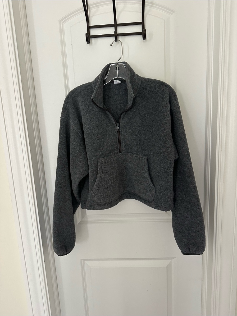 TNA Gray Fleece Pullover